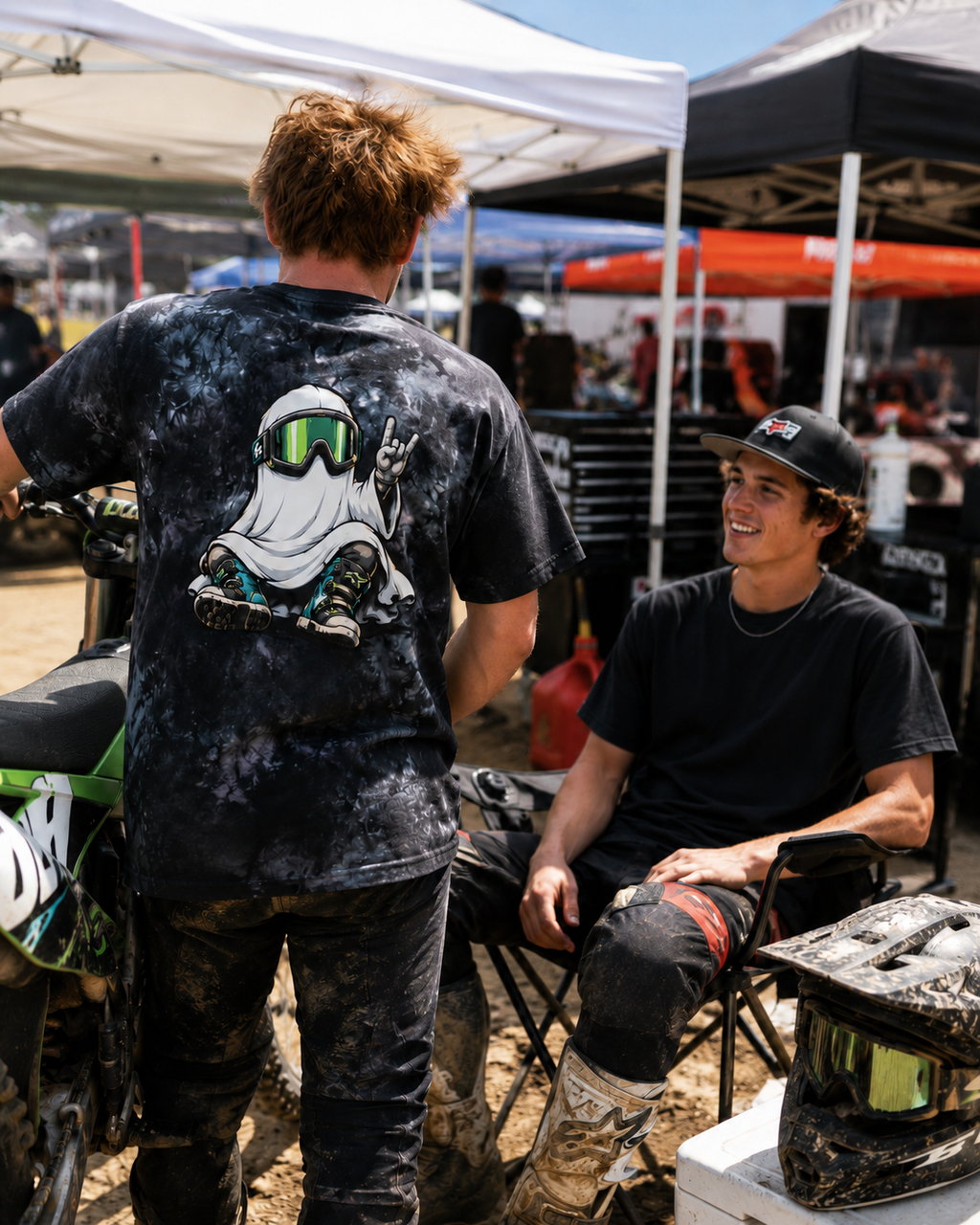 Phantom MX Tie-Dye Tee — Peace Out