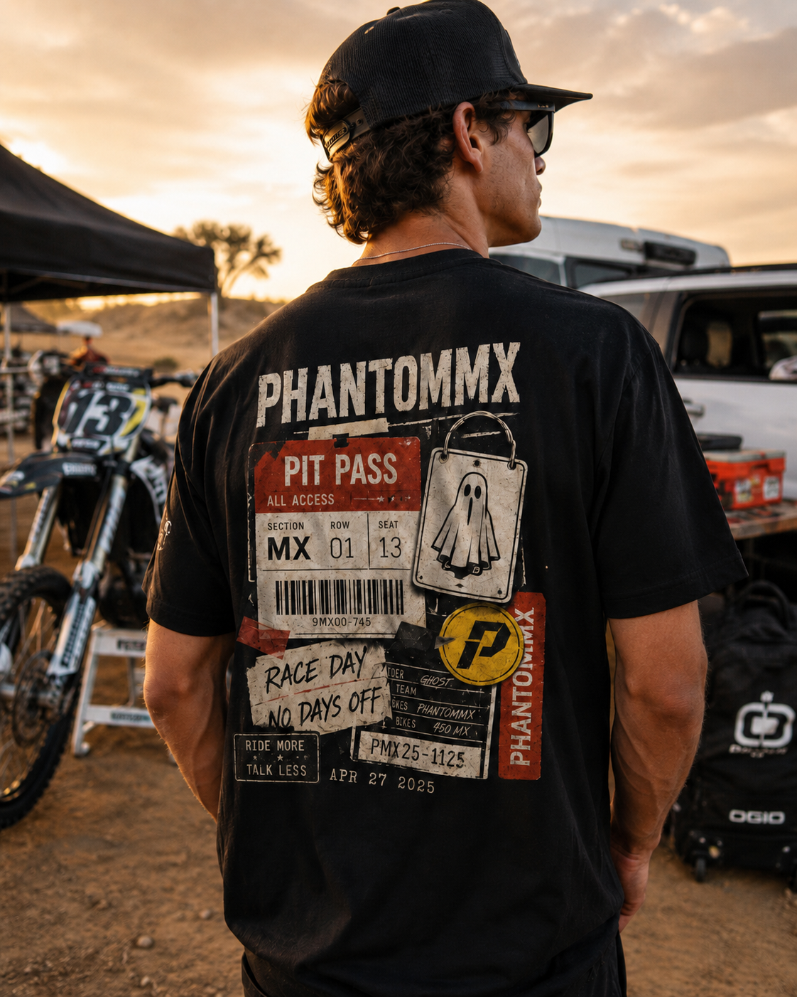 Phantom MX Tee — Pit Pass